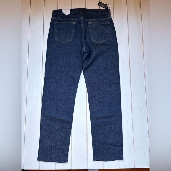 NWT BR Mid Rise Straight Leg Jeans (Hemmed) - Picture 7 of 14